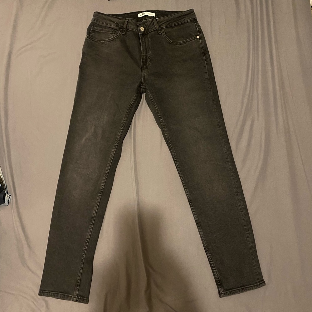 Slim Black fade Zara denim jeans size 32x32